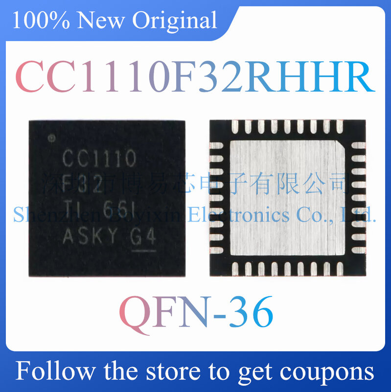 CC1110F32RHHR Package QFN-36 New Original Genuine Processor/microcontroller IC Chip