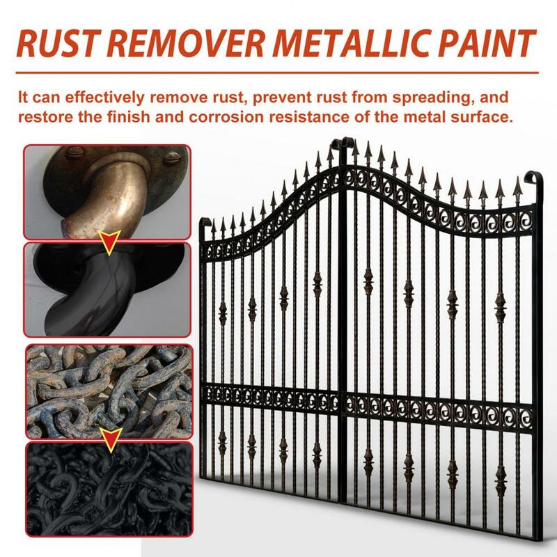 Cepillo eficaz para desoxidación de superficies, removedor de óxido para puertas de hierro, pasamanos, grifos oxidados para Metal
