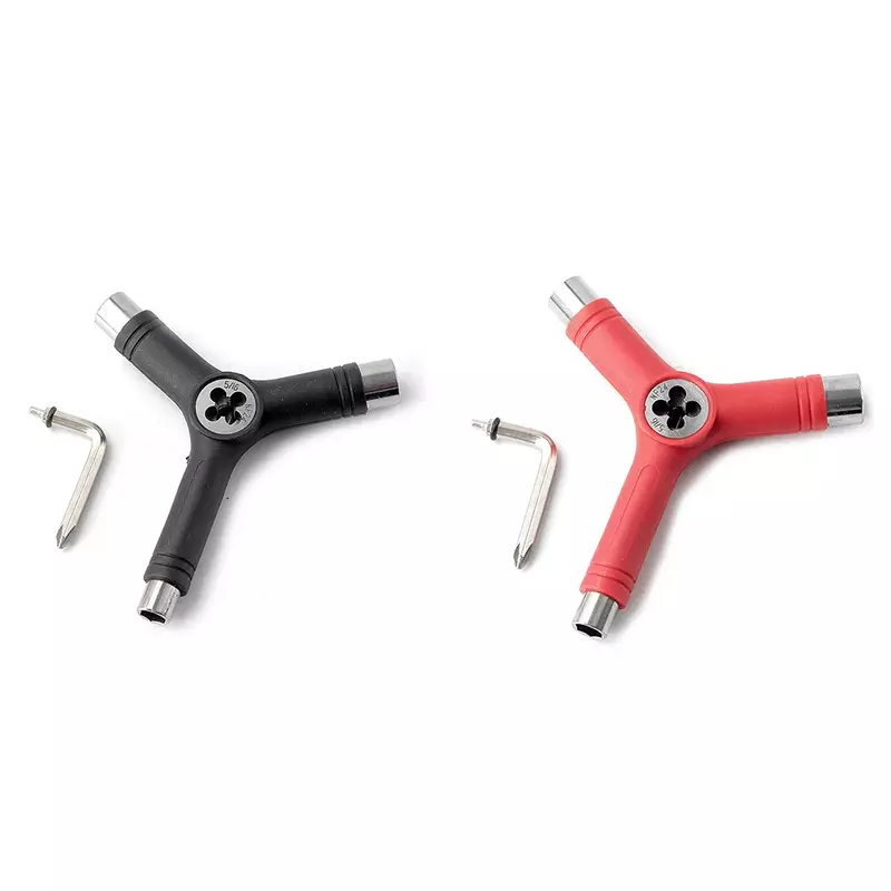 L-type Wrench Y-wrench Accessories Black Orange Longboard Wrench Multi-function Parts Skateboard Tool 2pcs Set