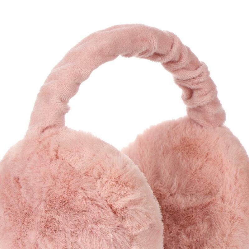 Adjustable Warmer Autumn And Winter Earflaps Solid Color Women Earmuffs Ear Cover
