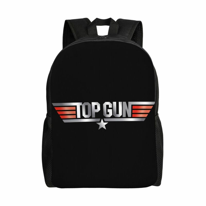 Indywidualista Top Gun plecaki na laptopa mężczyzn moda damska torba na studia tornister szkolny plecaki podróżne o dużej pojemności