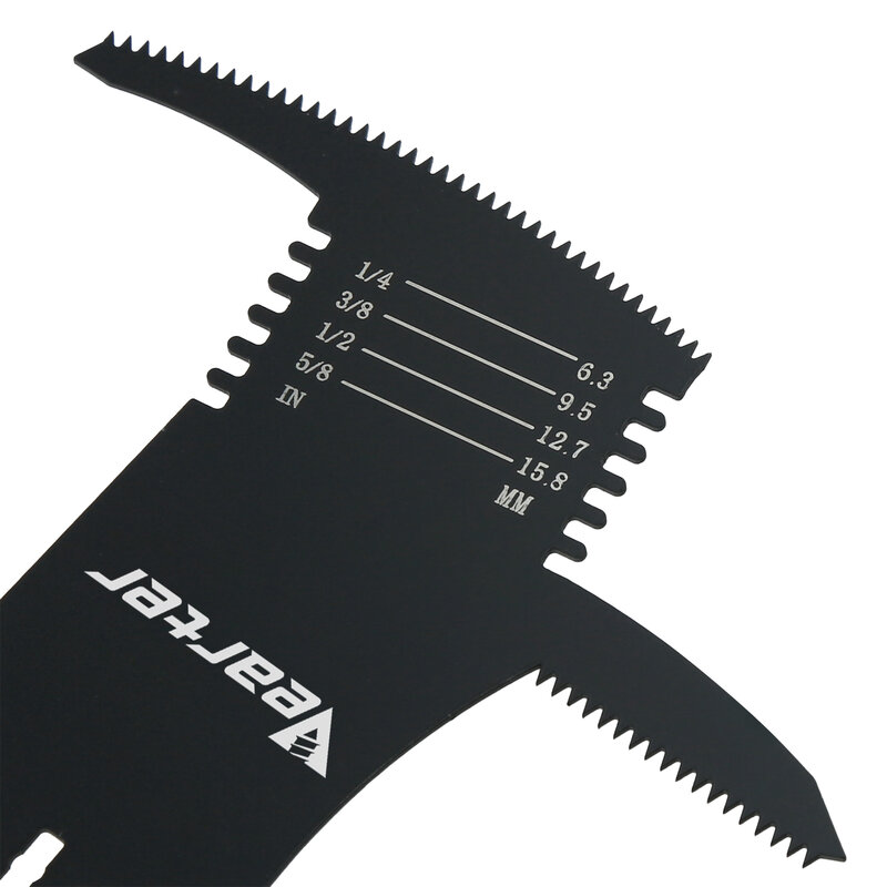 Vearter 2Pack HCS Oscillating Multi-tool Swing Saw Blade Specifical For Drywall PVC Plastic Plasterboard Wood Panel Cutting