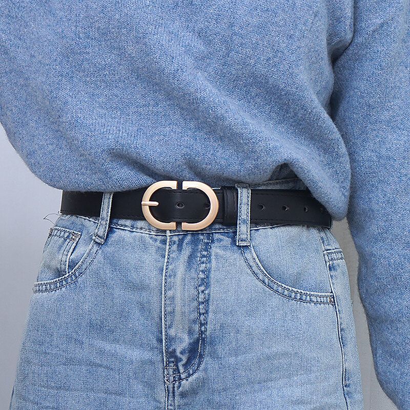 New Korean Simple Belt With Suit Coat Jeans Women's Waistband Simple Decorative Casual Versatile Belt Accessories