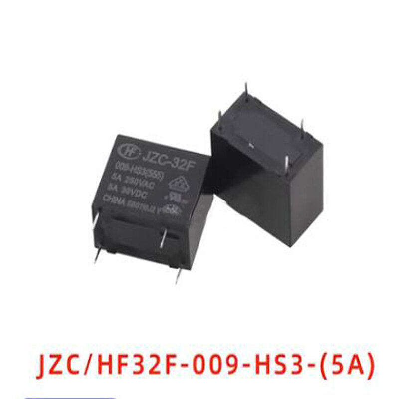 JZC HF 32F-G-005 012 024-HS3 HS 4PIN 5A 10A 릴레이, 로트당 10 개