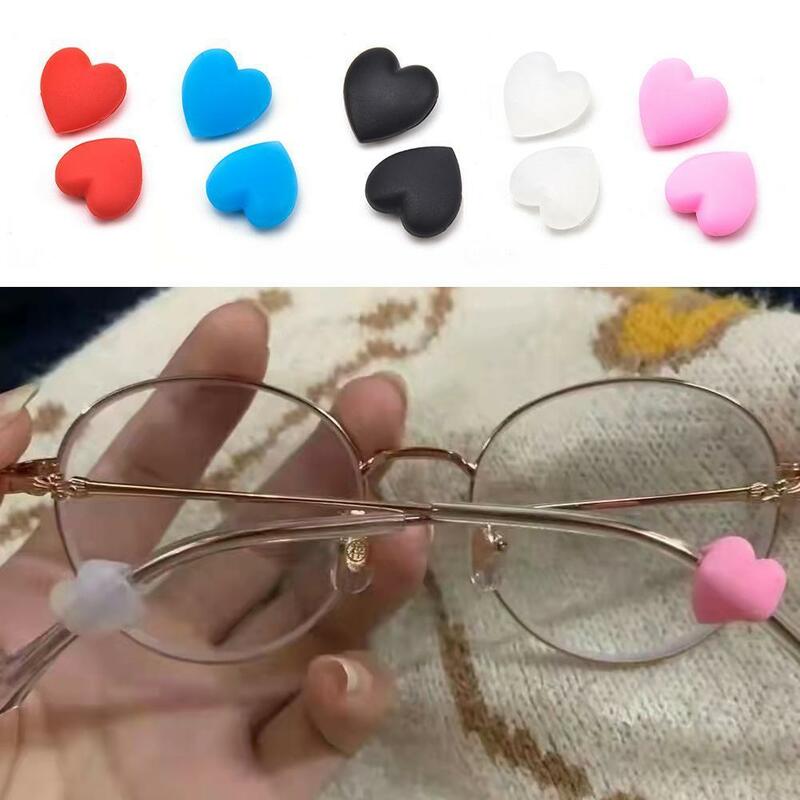 1คู่ซิลิโคน Anti-Slip สำหรับแว่นตาอุปกรณ์เสริมตะขอเกี่ยวหูกีฬา Eyeglass Temple Tip Stoppers แว่นตา Anti-Slip acces P6P5