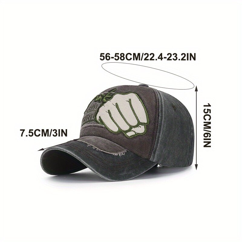 Shabby Baseball Cap Washed Sun Protection Adjustable Snapback Caps For Women Men Summer Outdoor Travel Sports Hiking Dad Hat