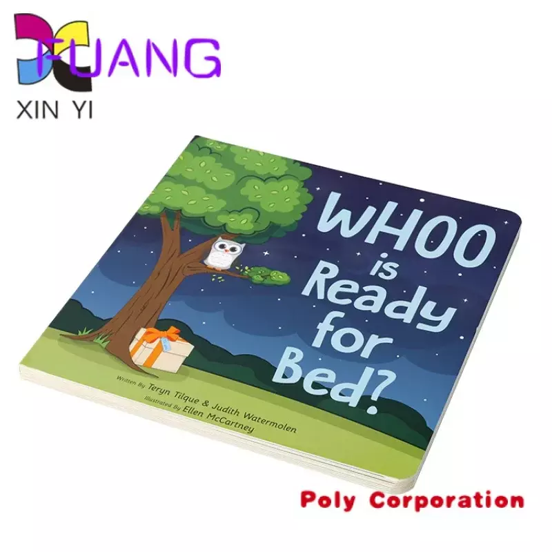 Пользовательский Гуанчжоу пользовательский цвет экологически чистые картинки история Дети доска книжка печать