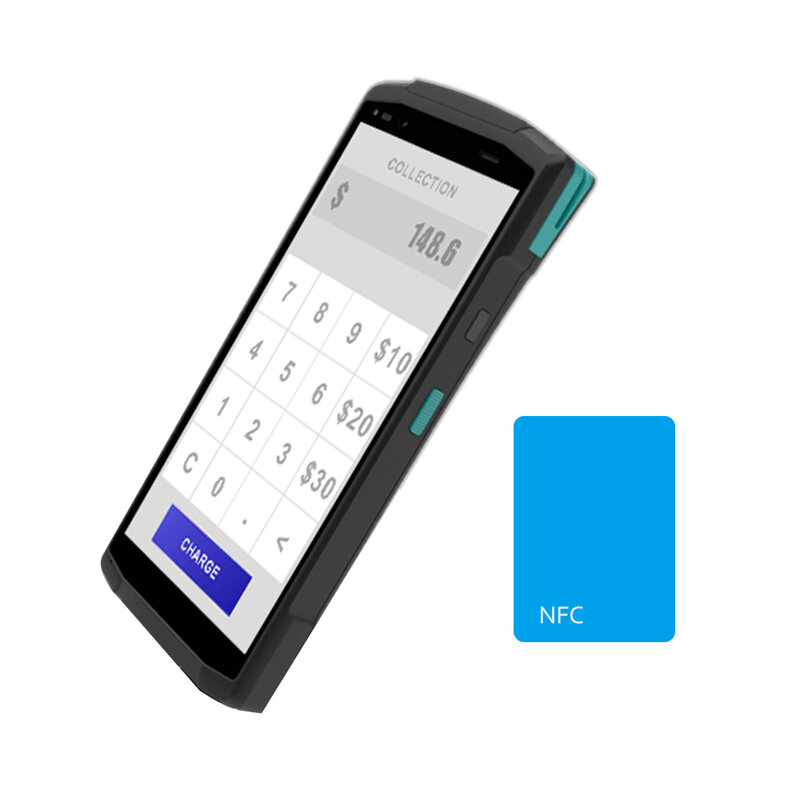 Sistem pos terminal pembayaran Android tipe C portabel dengan HCC-CS20 pdas