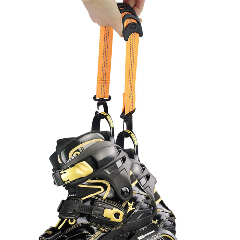Correa portátil para patines en línea, correas de transporte para zapatos de patinaje sobre hielo, accesorios de esquí de invierno, 1 unidad