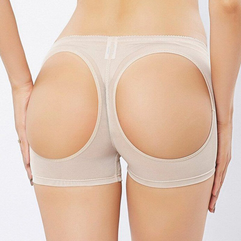 Damskie seksowne majtki do podnośnika z wycięciami na pośladki jednolite ciało modelujące krótką damską bielizna przewiewna niską bieliznę
