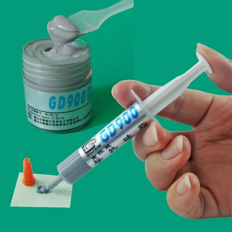 1pc Thermal Conductive Grease Silicone Thermal Paste 1g 7g 15g 30g GD900 GD007 GD-2 Heatsink Compound For PC/CPU/GPU/LED/VGA
