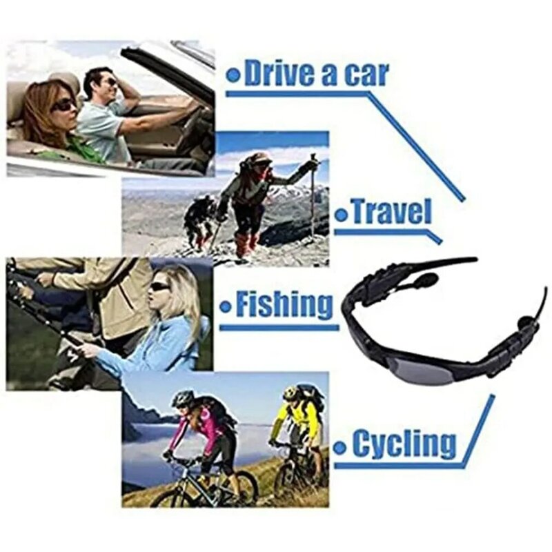 Heißer Verkauf Mini Sonnenbrille Mit Wireless Headset Ultra-Licht Sport Musik Glas Polarisierte Objektiv Sonne Glas Für Laufen Radfahren werkzeug