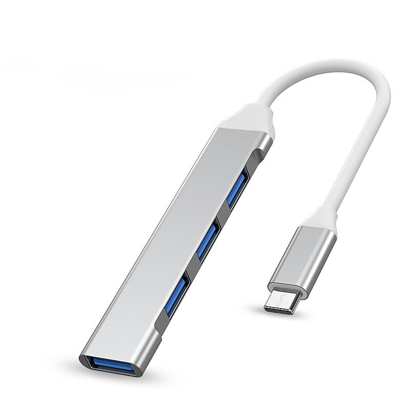 USB 허브 3.0 C타입 4 포트 허브, OTG 고속 분배기, 멀티 포트 도킹 스테이션, 맥 북 프로, 아이폰용 컴퓨터 액세서리