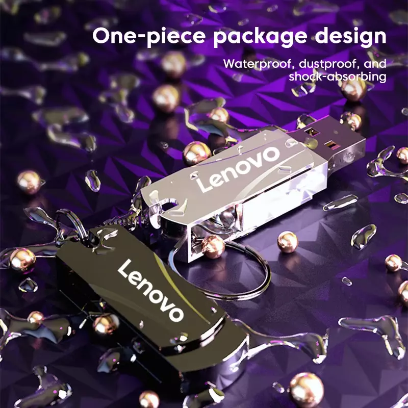 لينوفو-محرك أقراص فلاش معدني مقاوم للماء ، قرص USB ، USB 3.0 ، سرعة عالية ، نقل الملفات ، سعة كبيرة جدا ، نمط ميكانيكي ، 16 تيرا بايت ، 2 تيرا بايت ، 8 تيرا بايت