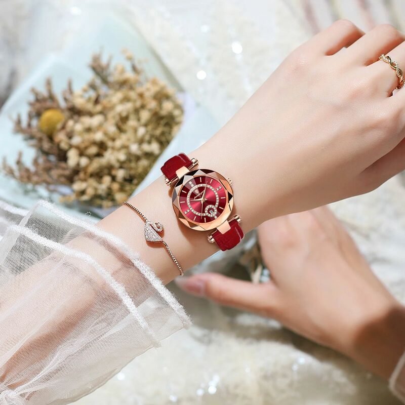 POEDAGAR luksusowy zegarek damski wysokiej jakości wodoodporny daktyl skórzany damski zegarek damski Dress Casual kwarcowy zegarek reloj + box