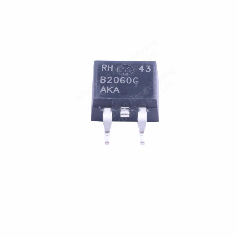 Diode Schottky MBRB2060CTG, paquet TO263, sérigraphie B2060G, 60V, 10A, 10 pièces