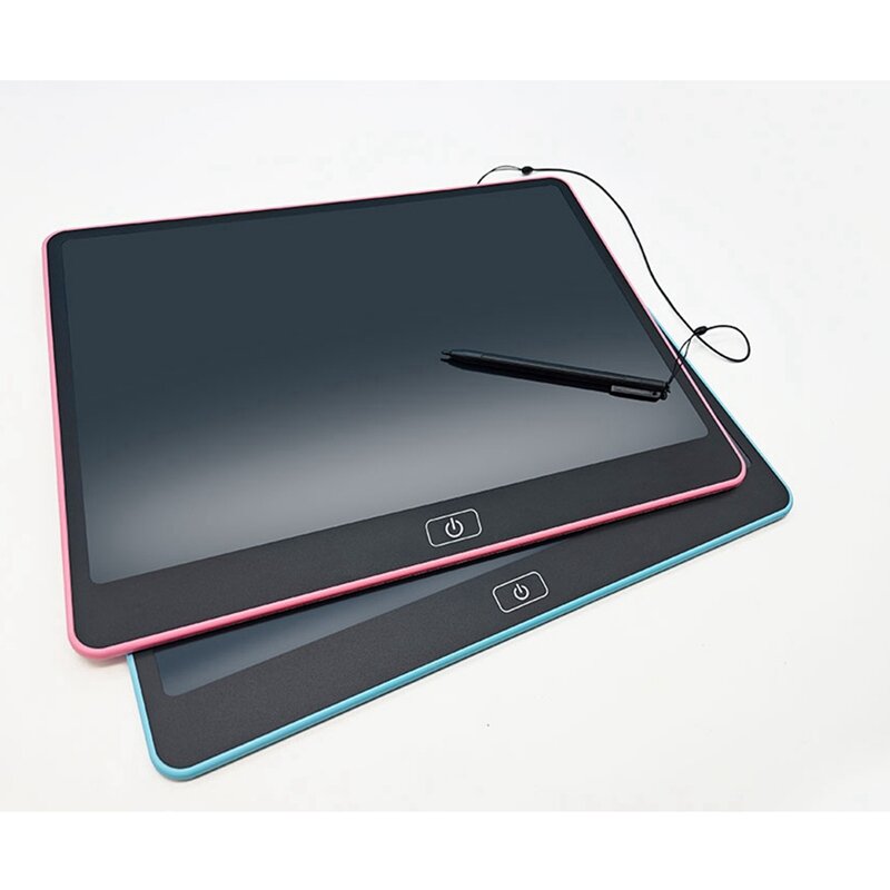แท็บเล็ตการเขียนแบบอิเล็กทรอนิกส์16นิ้วสีเขียนด้วยลายมือดิจิตอลสีสันสดใส