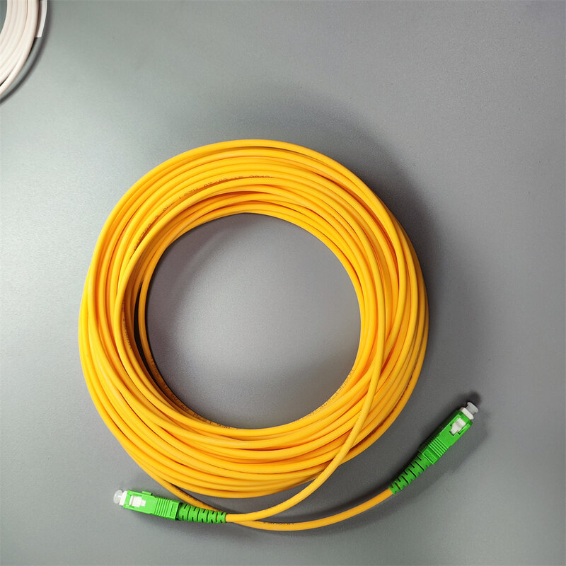 Оптоволоконный кабель 10 м 15 м 20 м 30 м SC/APC-SC/APC оптоволоконный патч-корд Ftth оптоволоконный Удлинительный кабель