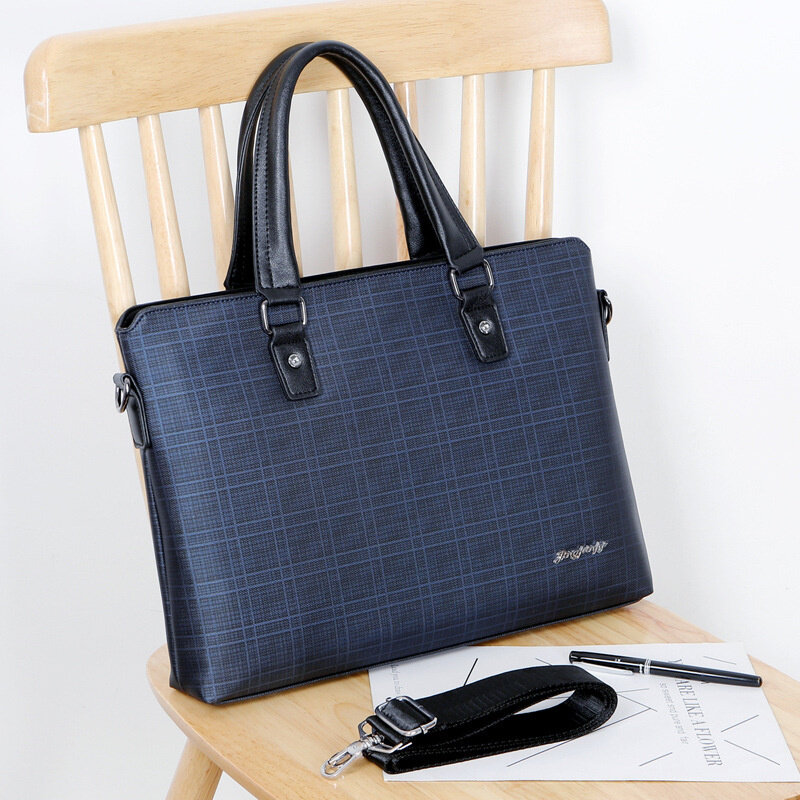 New Business slip custodie uomo Office File Handbag Luxury Male Shoulder Messenger Bag Large Capacity Man Laptop