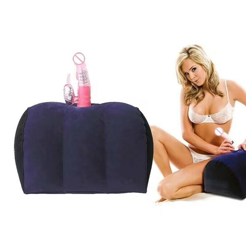 Mobiliário de jardim ao ar livre travesseiro de sofá de viagem dobrável multifuncional inflável Mini travesseiro de sofá com posições de um buraco