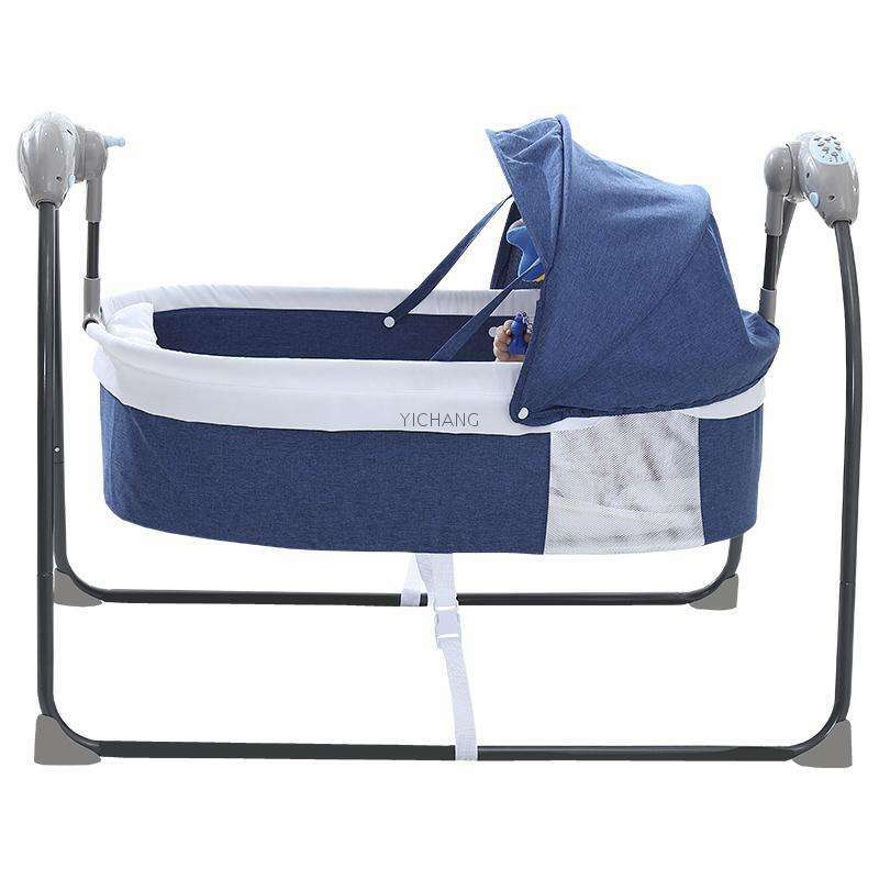 Le lit à secousse électrique automatique, vendu au bébé, donne au bébé un environnement confortable et sûr, usine chinoise, vente en gros
