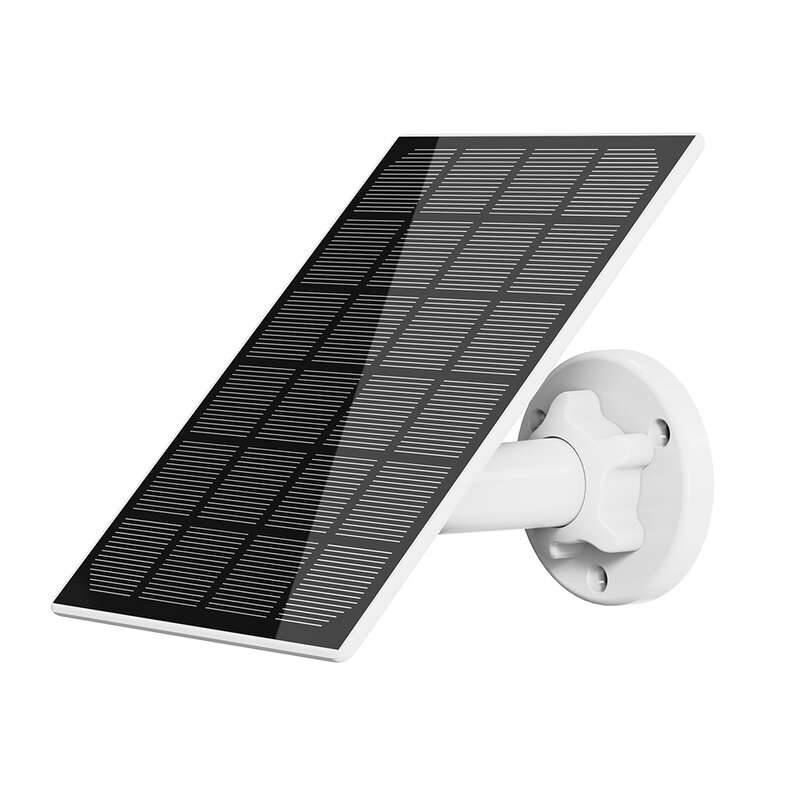 Unilook 3w Solar panel für drahtlose Überwachungs kameras im Freien nur wiederauf lad bares batterie betriebenes (Typ C-Schnitts telle) 10ft Kabel