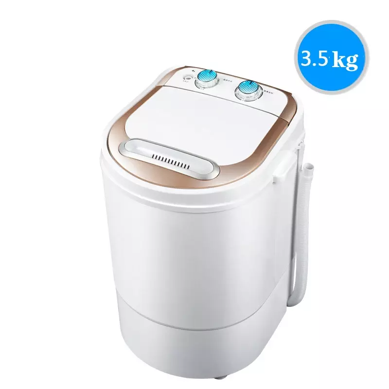 Máquina de lavar semiautomática com centrífuga, balde único