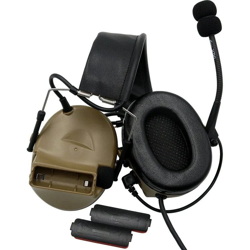 TCIHEADSET COMTAC II auriculares tácticos, reducción de ruido, protección auditiva, Airsoft, tiro, U94, Ptt