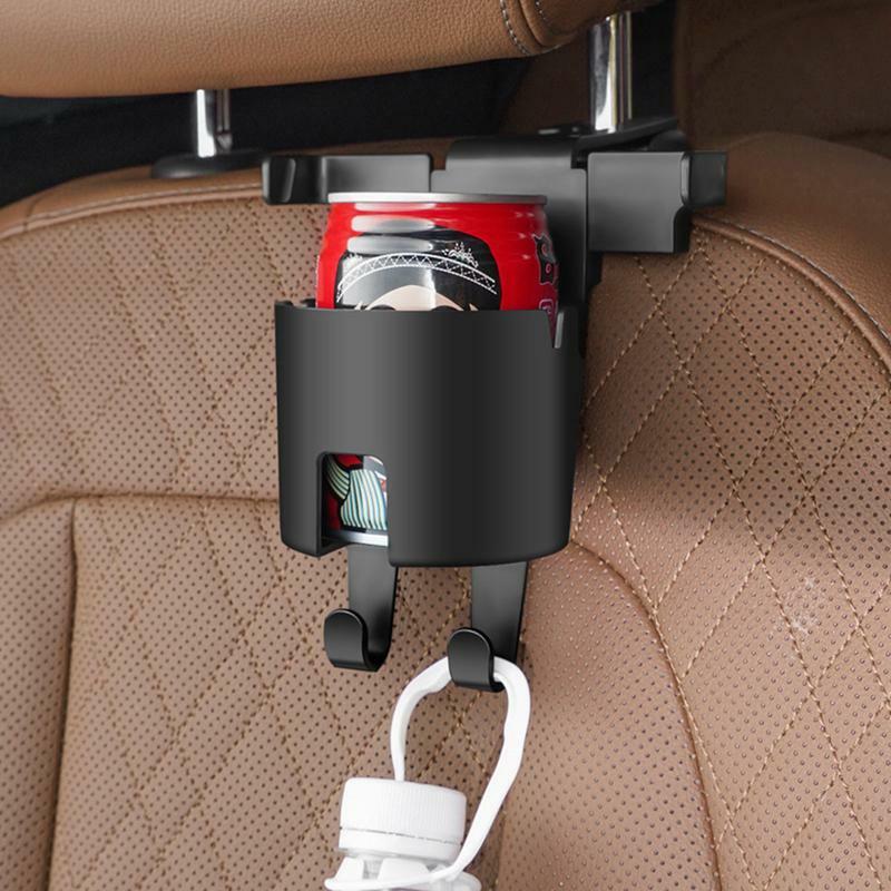 Multipurpose Car Headrest Cup Holder, Suporte do telefone e armazenamento, Organizador para copo e telefone celular, Veículo automotivo