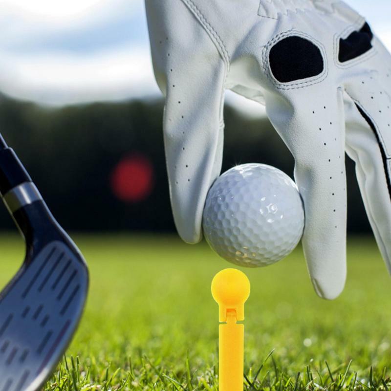 Kaus Golf kecil 3 buah Aksesori kaus Golf latihan lipat portabel kaus Golf lucu dengan rotasi 180 derajat putt Golf
