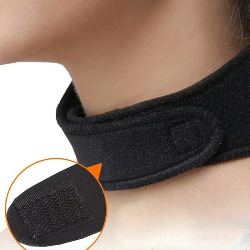 Protezione per il collo massaggiatore per il collo terapia magnetica autoriscaldante supporto per il collo Pad cintura autoriscaldante protezione per massaggiatore termico P6H4