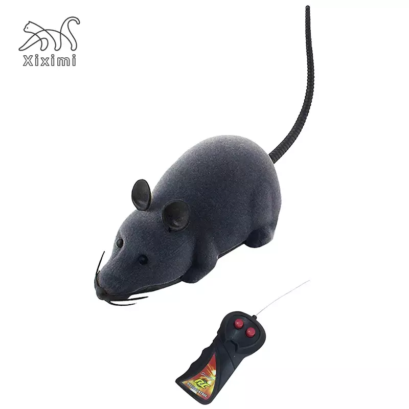 Controle remoto sem fio do rato Pet Toy, paródia elétrica, modelo animal complicado, brinquedo das crianças, presente do feriado