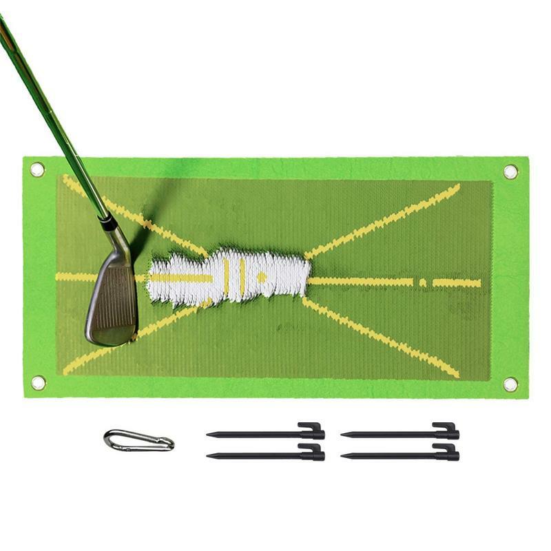 Golf Hitting Mat Swing Training Hulp Draagbare Golf Oefenmat Detectie Batting Ball Trace Directionele Detectiemat