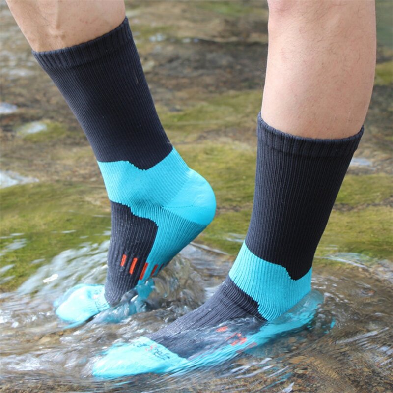 Calzini impermeabili da esterno a botte da pattinaggio invernale calzini impermeabili professionali escursionismo Wading calzini impermeabili da campeggio