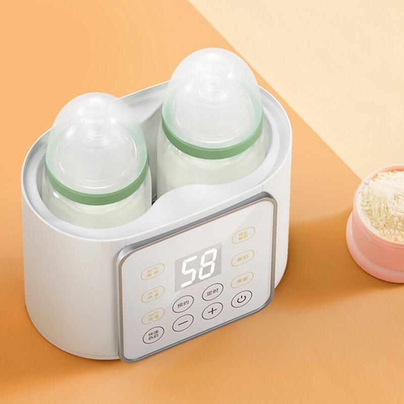 Dual Bottle Baby Feeding Heater, Night Feeding Warmer, Temperatura exata, Dispositivo de aquecimento do leite materno para viagens