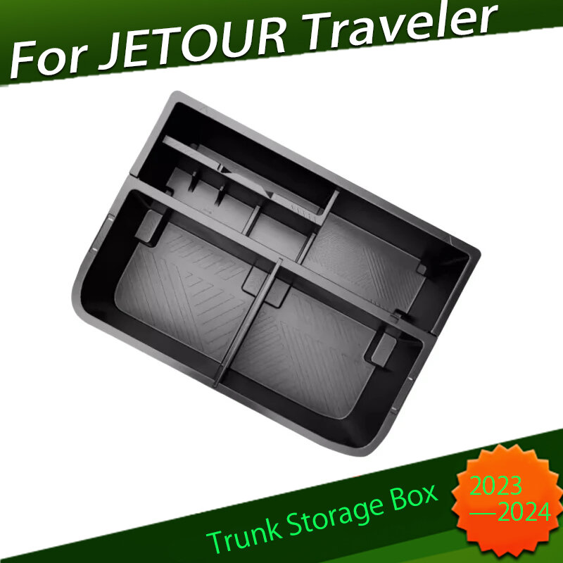 Kotak penyimpanan bagasi mobil cocok untuk Chery JETOUR Traveler T2 2023 2024 kotak penyimpanan ekspansi bagasi modifikasi suku cadang Interior mobil Upgrade