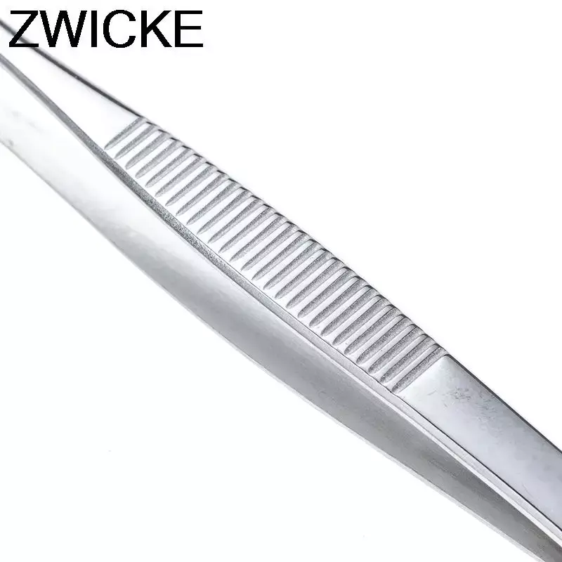 Edelstahl 12,5 Anti-Jod-Pinzette lange gerade Pinzette cm-30cm gerader Kopf Ellenbogen verdicken medizinische Werkzeuge