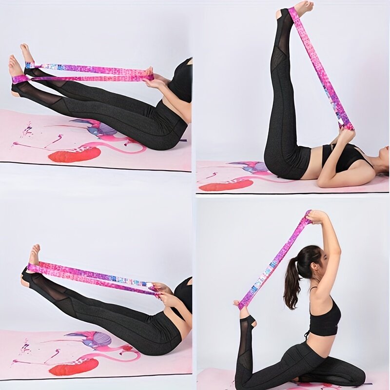 Ajustável Yoga Mat Strap, Yoga Mat Bundle, Alças de ombro, Sports Stretch Strap, Saco de armazenamento Floor Mat