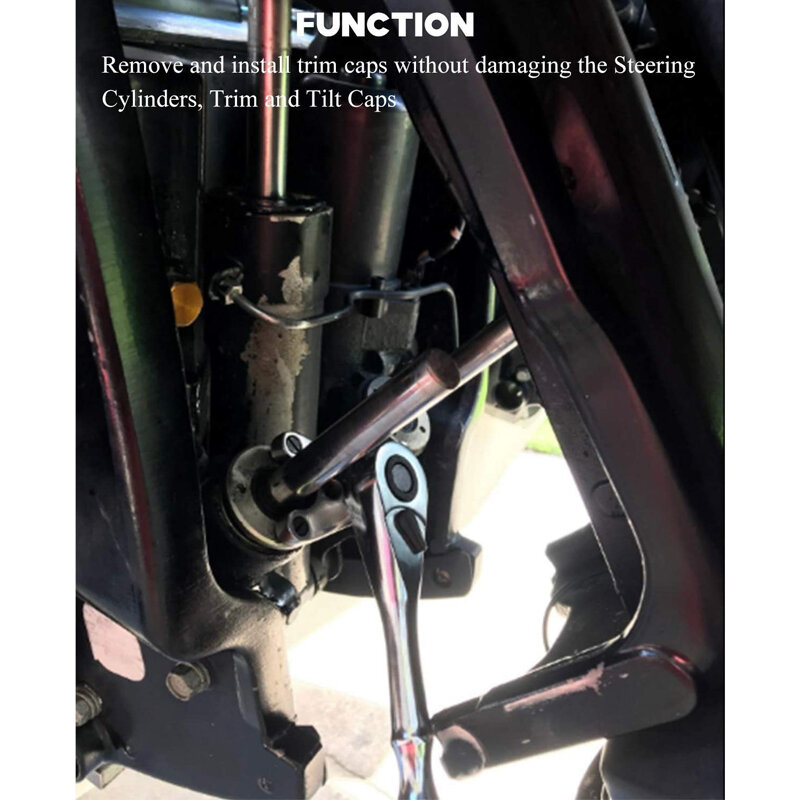 ANX подвесная отделка/Наклонный гаечный ключ MT0006 снять отделку/наклон крышки, отделка уплотнения на гидравлических цилиндров для Yamaha, Johnson Outboards