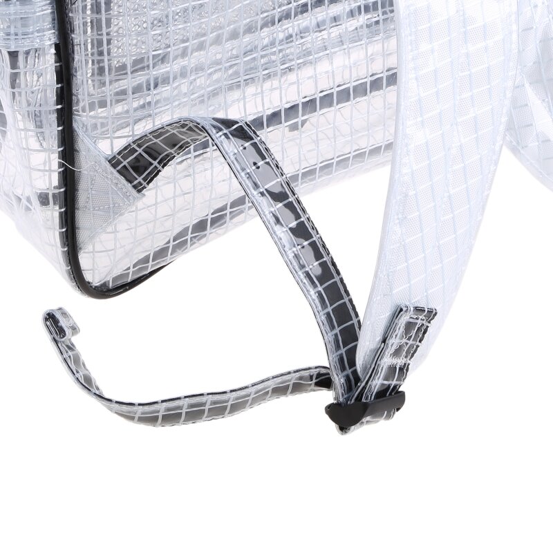 Anti-static Clear PVC Backpack Cleanroom Engineer Tool Bag for Computer Tools Working Transparent Daypack Drop Shipping