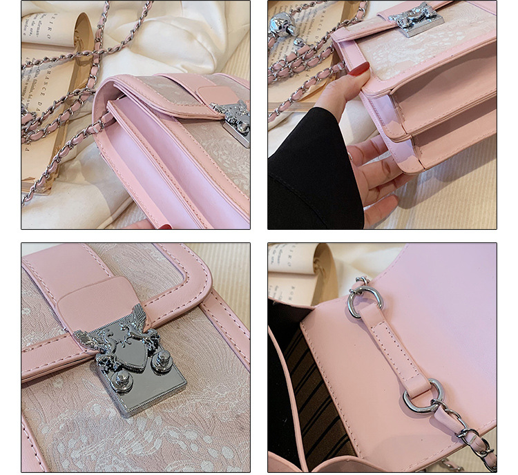 Mini Cross Bag Fashionable Lace Chains One Shoulder Bags for Phone