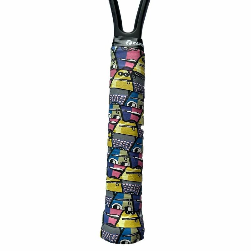Impressão 3D Grip Sweat Band, pegajosa duradoura pesca Rod Grip capa, cor brilhante, bonito tênis Overgrips, raquete de tênis