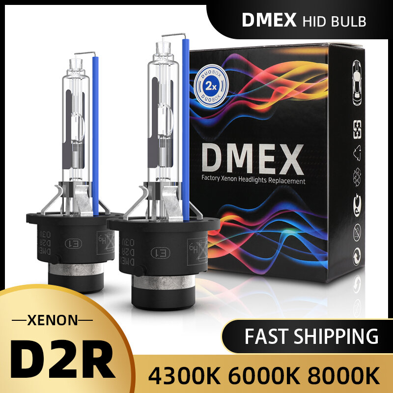 DMEX-bombillas de Xenón HID OEM D2R, faro delantero mejorado de 4300K, 5500K, 6000K, 8000K, 85126 K, 66240 K, reemplazo de P32d-3,