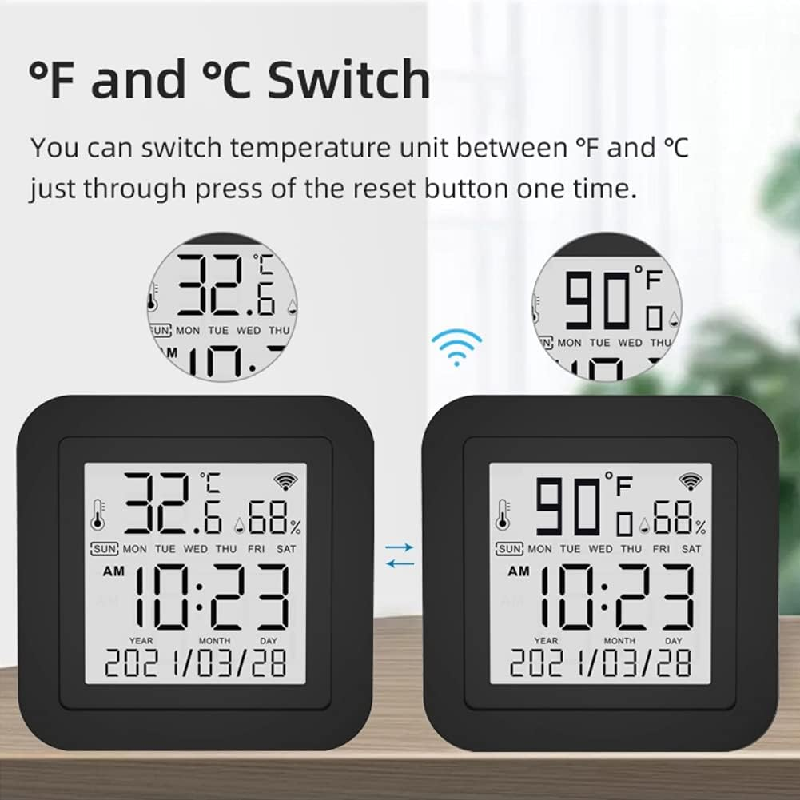 New Tuya WiFi 3 In 1 Smart Sensor Infrared Remote Control Temperature Humidity Meter IR-enabled Device Remote Control