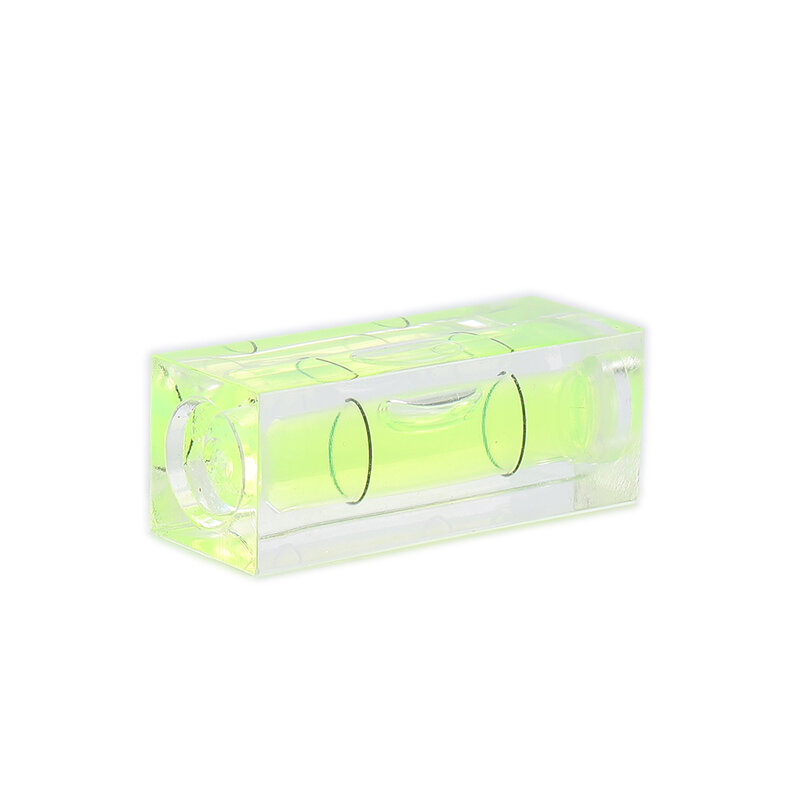 LevellerLevel Mini SmallLevel, pipa persegi 40mm 5/10 buah gelembung untuk meratakan hijau