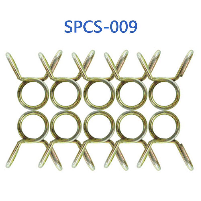 SPCS-009 8mm Scooter Fuel Line Spring Clips For GY6 125cc 150cc Chinese Scooter Moped 152QMI 157QMJ Engine