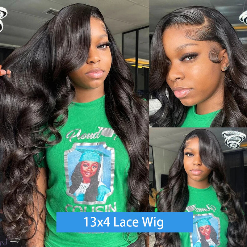 13x4 Lace Front Wig 30 Inch Body Wave Lace Front Wig 13x6 Lace Front Wig Human Hair Brazilian Remy HD and Transparent For Women