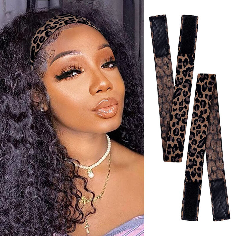 Wig Band For Edges Melt Band For Lace Wigs Adjustable Magic Sticker Edge Slayer Band 3-4cm Width Elastic Band for Hair Edges