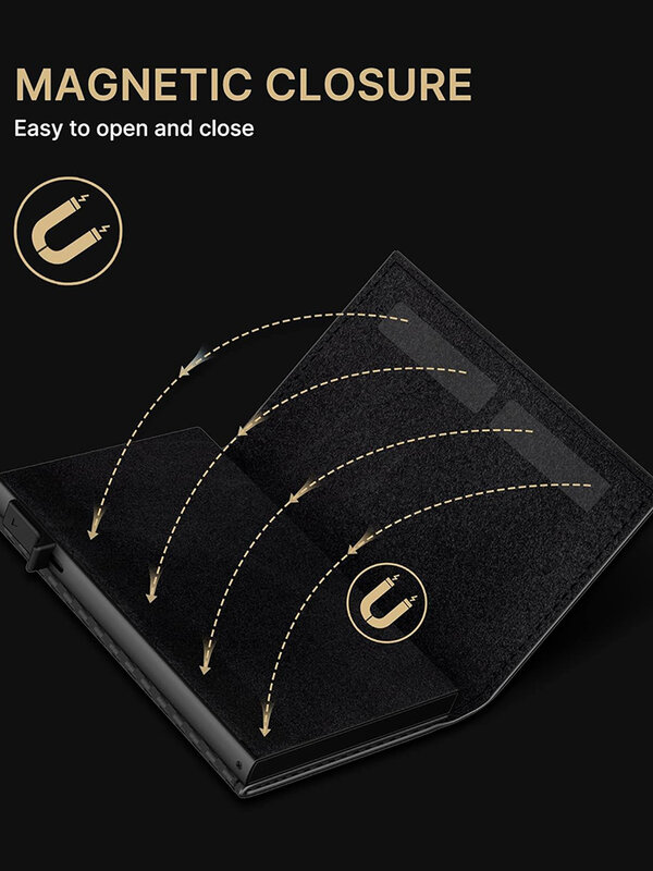 Mens Wallet Card Holder for Smart Wallet for Men Compatible with Apple Air Tag RFID Blocking Slim Carbon Fiber  AirTag Wallet