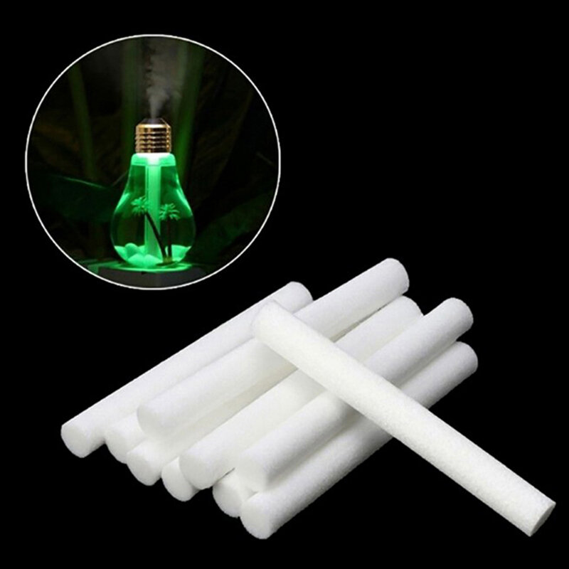 10/20pcs 8*200/97mm Filters Cotton Swab for USB Air Ultrasonic Humidifier with strong water absorption
